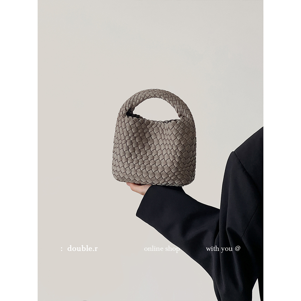 DOUBLE.R小瑞靓包手工编织斜挎包