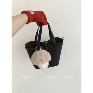 手提斜挎包 荔枝纹软皮水桶包包女2025新款 原创·小瑞靓包 原生力