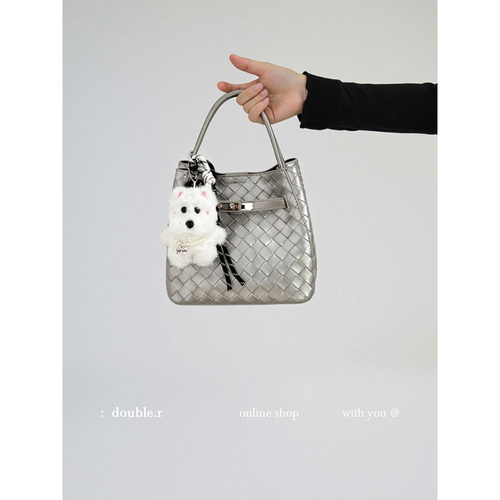 DOUBLE.R小瑞靓包手工编织斜挎包