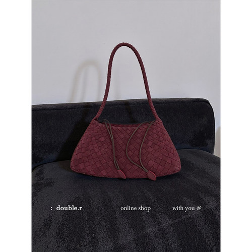 DOUBLE.R小瑞靓包手工编织单肩包