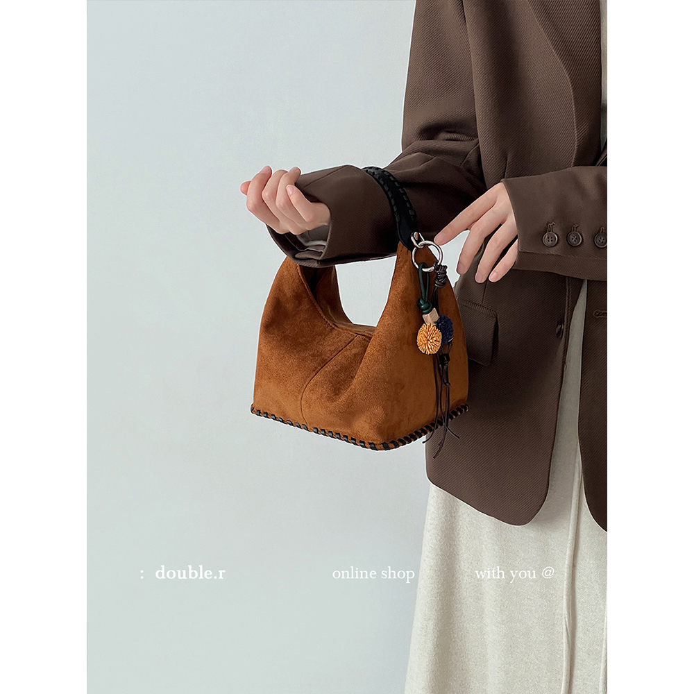 DOUBLE.R小瑞靓包简约通勤斜挎包