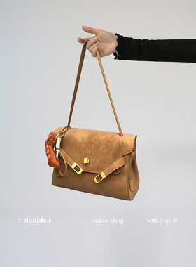 原创·softwell系列-小瑞靓包 焦糖香 软皮托特包包女单肩斜挎包