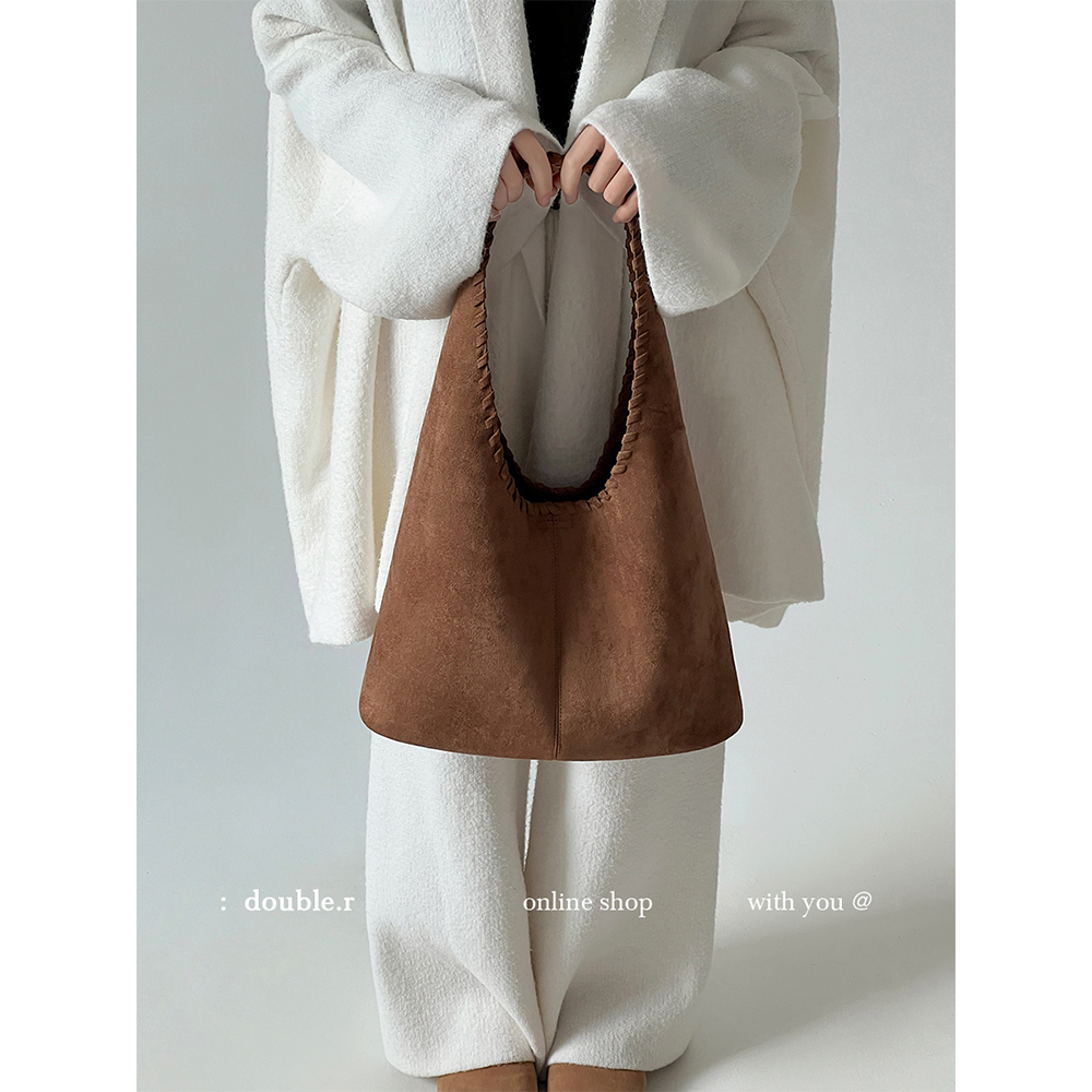 DOUBLE.R小瑞靓包简约复古腋下包