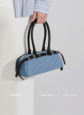 小瑞靓包 芦苇字典 丹宁软牛仔托特包包女包2026新女包单肩斜挎包