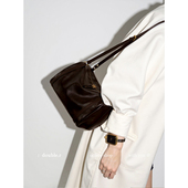 磨砂皮质枕头包包女2025新款 原创·小瑞靓包 山止川行 单肩斜挎包