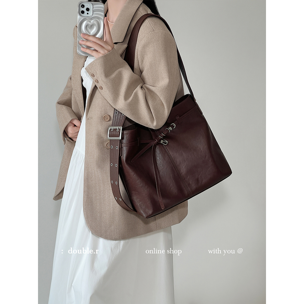 DOUBLE.R小瑞靓包复古通勤腋下包