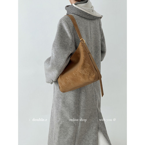 DOUBLE.R小瑞靓包简约单肩腋下包