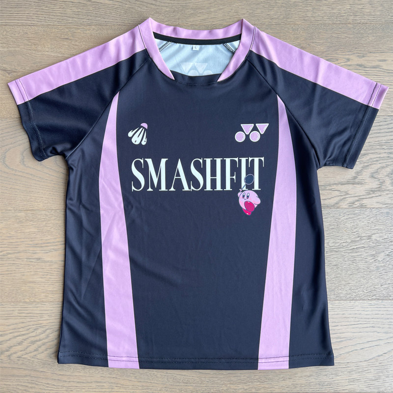 2025新款羽毛球服女短袖上衣透气