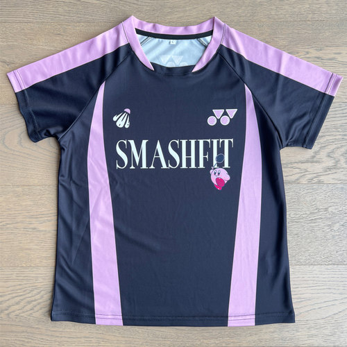 2025新款羽毛球服女短袖上衣透气
