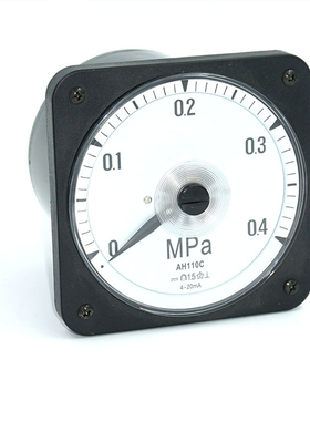 45C9船用压力指示表 4-20mA直流模拟压力表 10MPa DC24V背光带灯