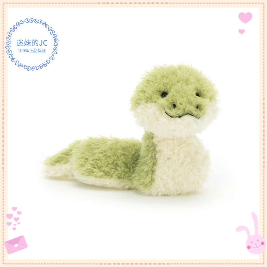正品现货Jellycat小蛇小猪玩偶little系列小猫生肖礼物毛绒公仔