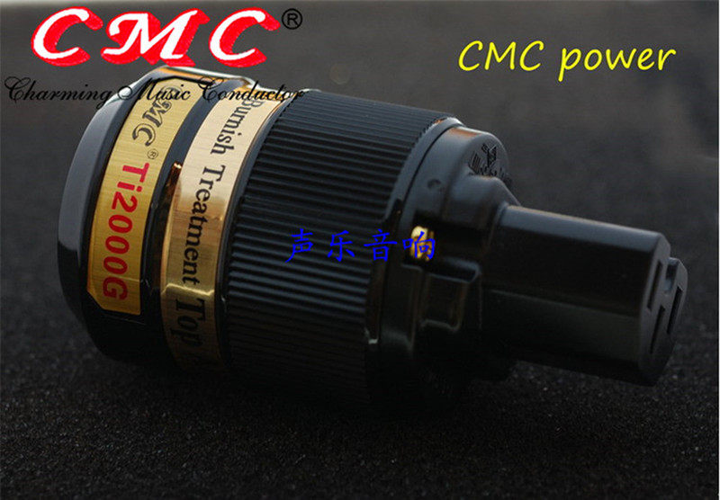 原装 美国 CMC Power Ti2000-8055 高纯铜音响专用 电源插尾 黑色