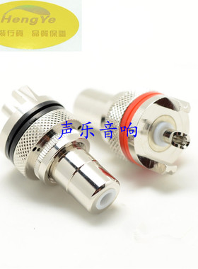 HY-audio HI-END级 蒂铜镀铑 HY-801(R) RCA 信号插座 莲花座