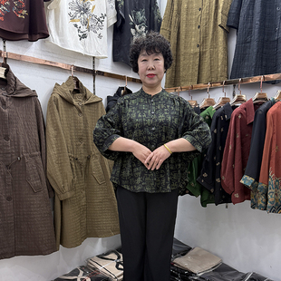 加肥加大妈妈春夏新款蝙蝠袖宽松衬衫上衣百搭宽松印花开衫上衣