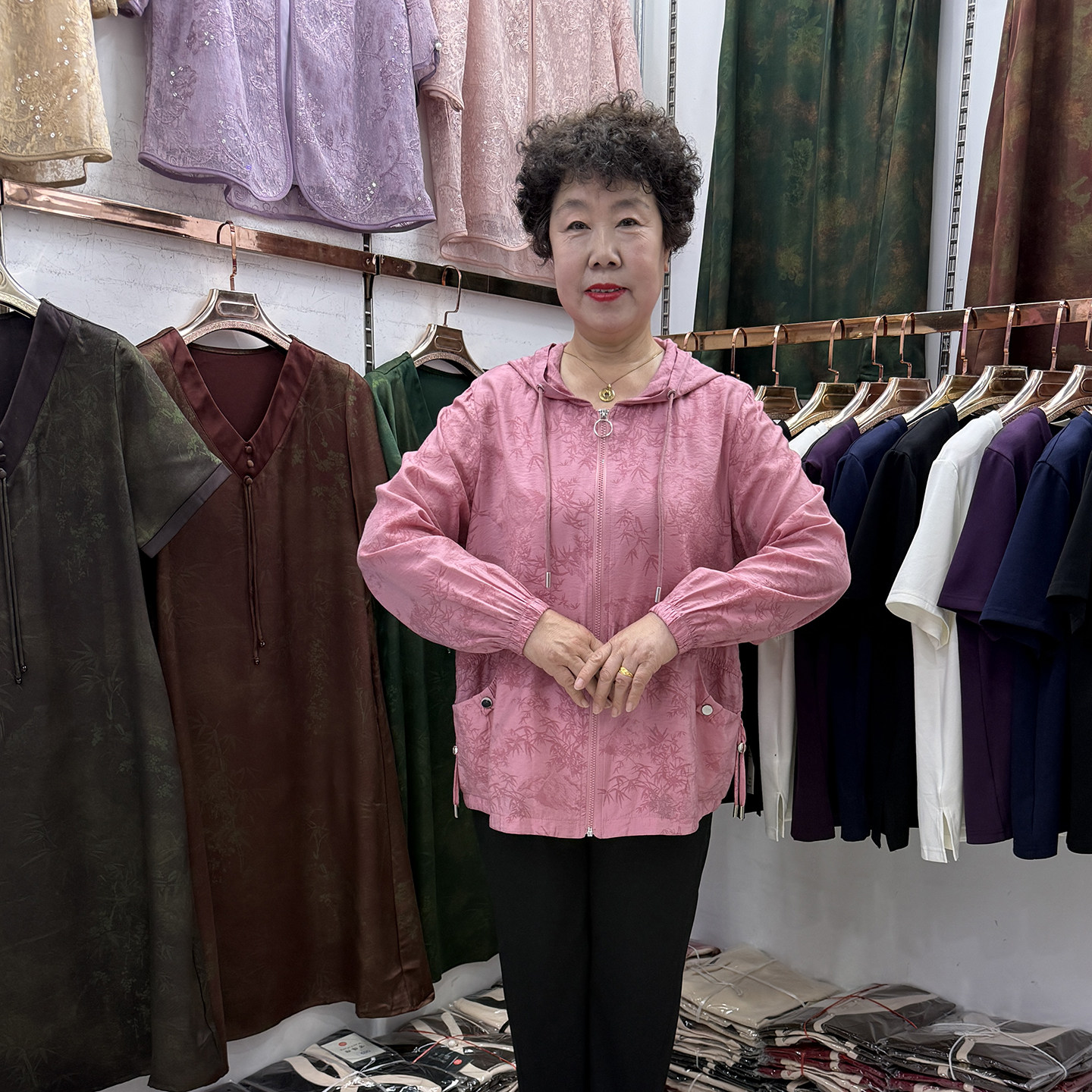 【200斤】加肥加大妈妈防晒服外套女夏季中老年连帽透气宽松薄款