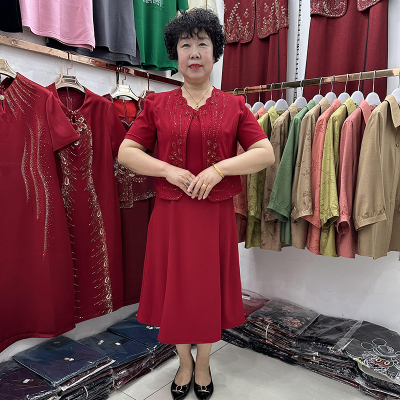 五一高端妈妈婚宴时尚两件套