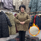 中年人撞色派克服大码 加绒外套女冬天连帽40岁50加厚保暖妈妈棉服