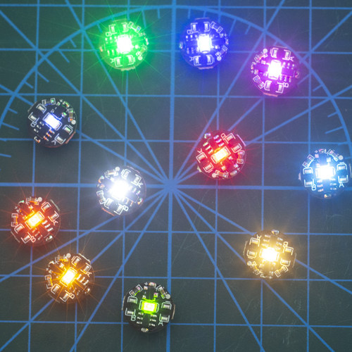 磁控灯量子灯高达万代手办加灯