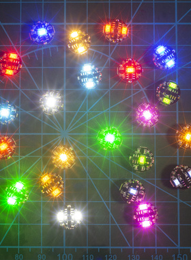 磁控灯diy模型加灯高亮led泡泡玛特万代高达奥特曼手工定时关灯组