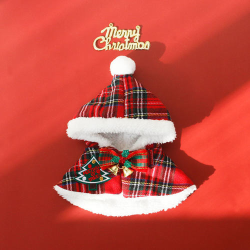 狗狗圣诞饰品猫咪脖套拍照饰品