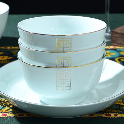 玉珑1992陶瓷轻奢风餐具简中