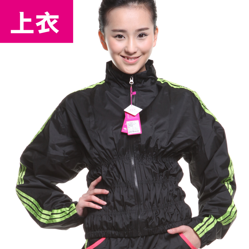 依更美爆汗减肥衣服女暴汗套装健身发汗运动舞蹈健美操桑拿出汗服