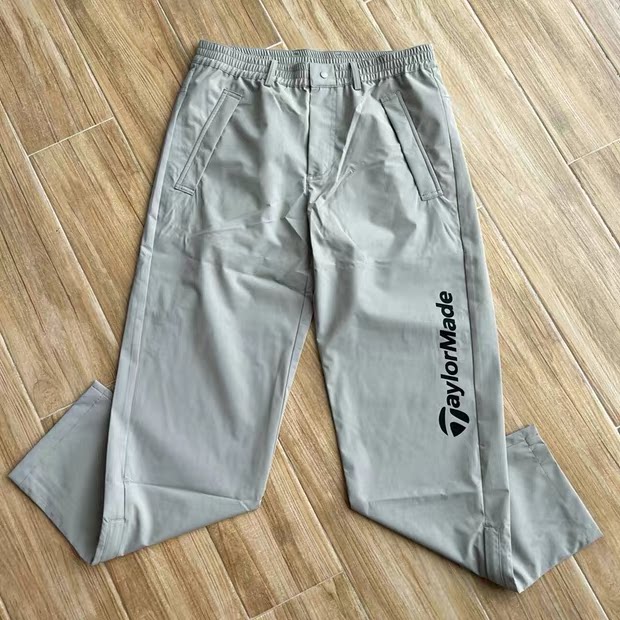 高尔夫男装长裤雨衣裤弹力松紧腰防水防风速干雨裤运动休闲可配套