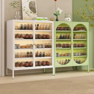 柜 架入户玄关走廊大容量收纳鞋 奶油风钢制鞋 柜门口落地多层防尘鞋