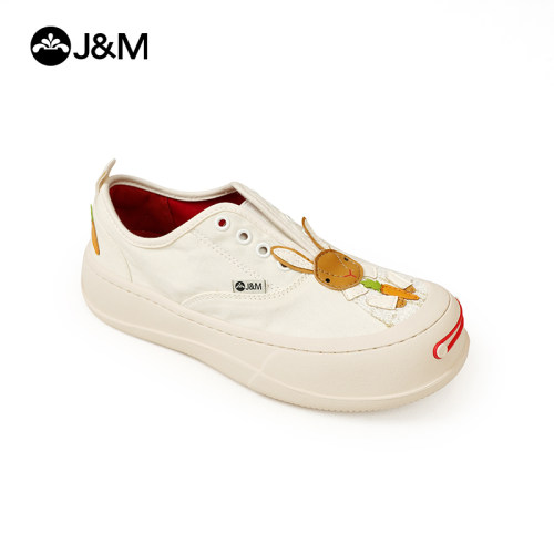 J＆M/快乐玛丽时尚帆布鞋女鞋女