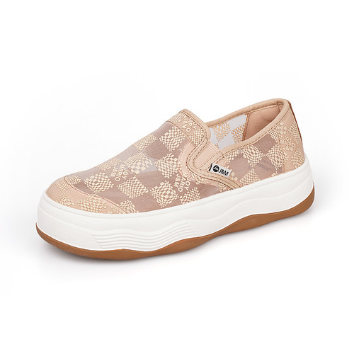 快乐玛丽增高波浪底透气休闲女鞋