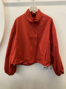 百搭立领抽绳收腰简约户外冲锋衣 时尚 L.S韩国进口2026春季 新款