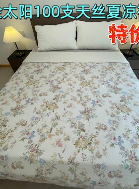 金太阳！特价！100支天丝夏凉被