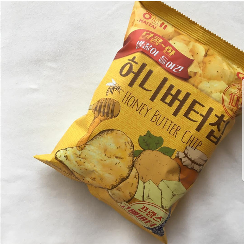 现货 韩国进口零食 海太经典蜂蜜黄油薯片60G