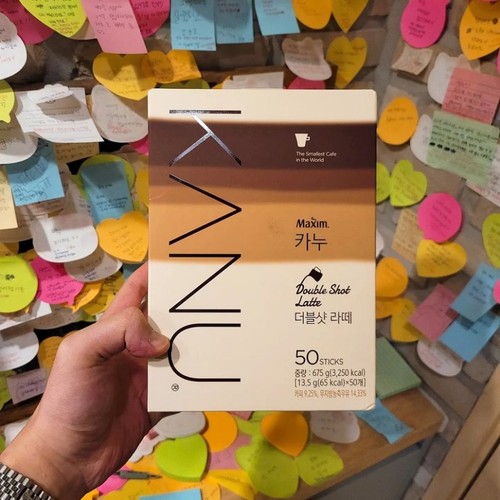 韩国麦馨卡奴无砂糖速溶拿铁咖啡