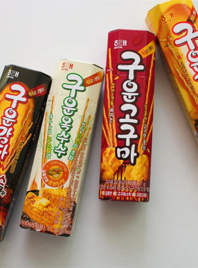 韩国进口零食海太碳烤土豆红薯玉米烧烤黑豆薯条儿童休闲饼干棒
