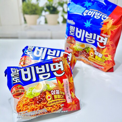 韩国进口八道方便面苹果醋炸酱面