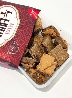 韩国进口零食samlip三立原味焦糖千层酥饼干蜂蜜油果传统迷你糕点