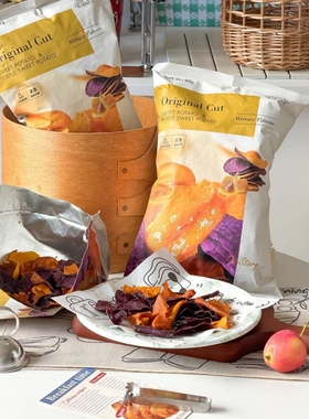 印尼进口莱纳LERNA蜂蜜味红薯片木薯番薯薯片追剧解馋休闲零食