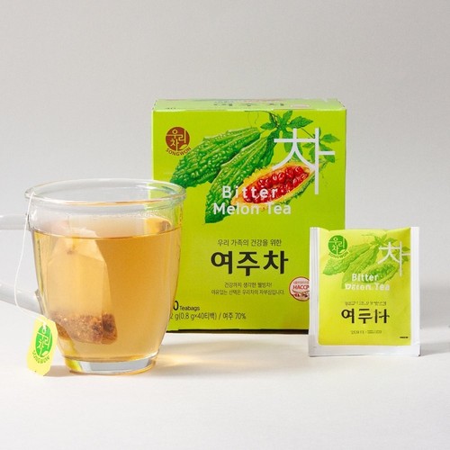 韩国友利苦瓜红豆南瓜茶养生茶包