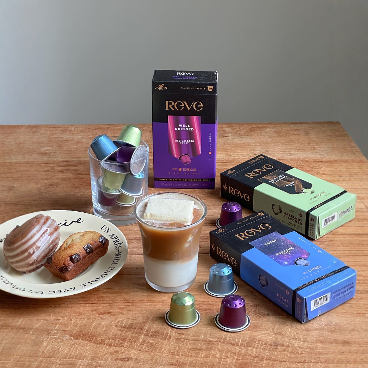 韩国进口jardin榛子美式胶囊咖啡