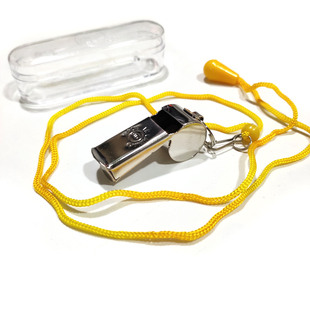 雷声金属裁判专用口哨教练口哨 铜口哨训练哨子叫机大分贝哨子