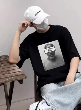 #FR2 Epstein Kills T-shirt 男女情侣美式复古短袖T恤