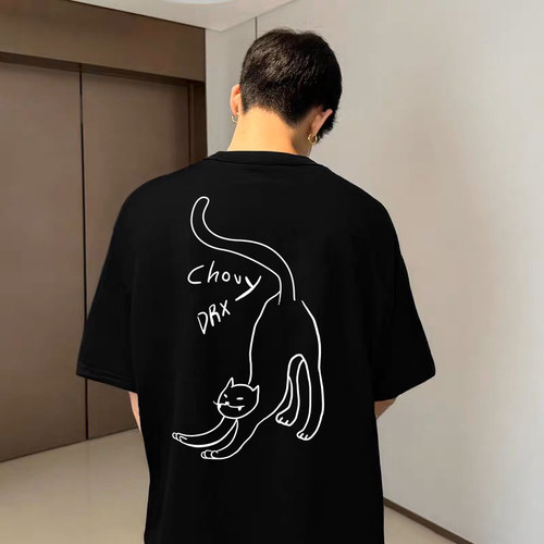 DRX战队官方正版Deft短袖猫咪T恤