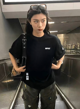 #FR2 Moon Rabbit Glow T-shirt 中秋节限定男女美式复古短袖T恤