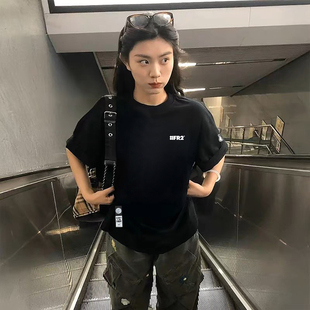 Rabbit Glow 复古短袖 FR2 T恤 中秋节限定男女美式 Moon shirt