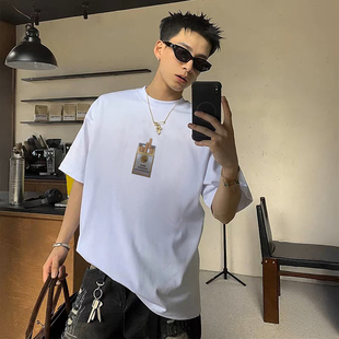 长沙样范[老城系列]芙蓉王印花男女情侣美式复古国潮短袖T恤