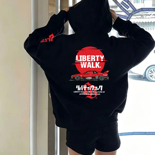 LIBERTYWALK改装车文化美式帽衫