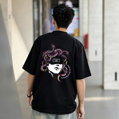 #FR2男女情侣美式复古短袖T恤