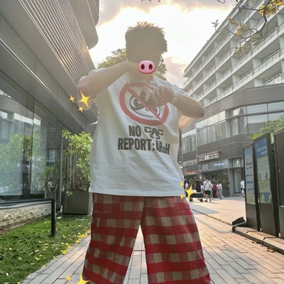 capper同款“GAG”字母短袖T恤