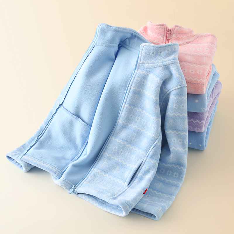 儿童秋冬加绒加厚保暖外套